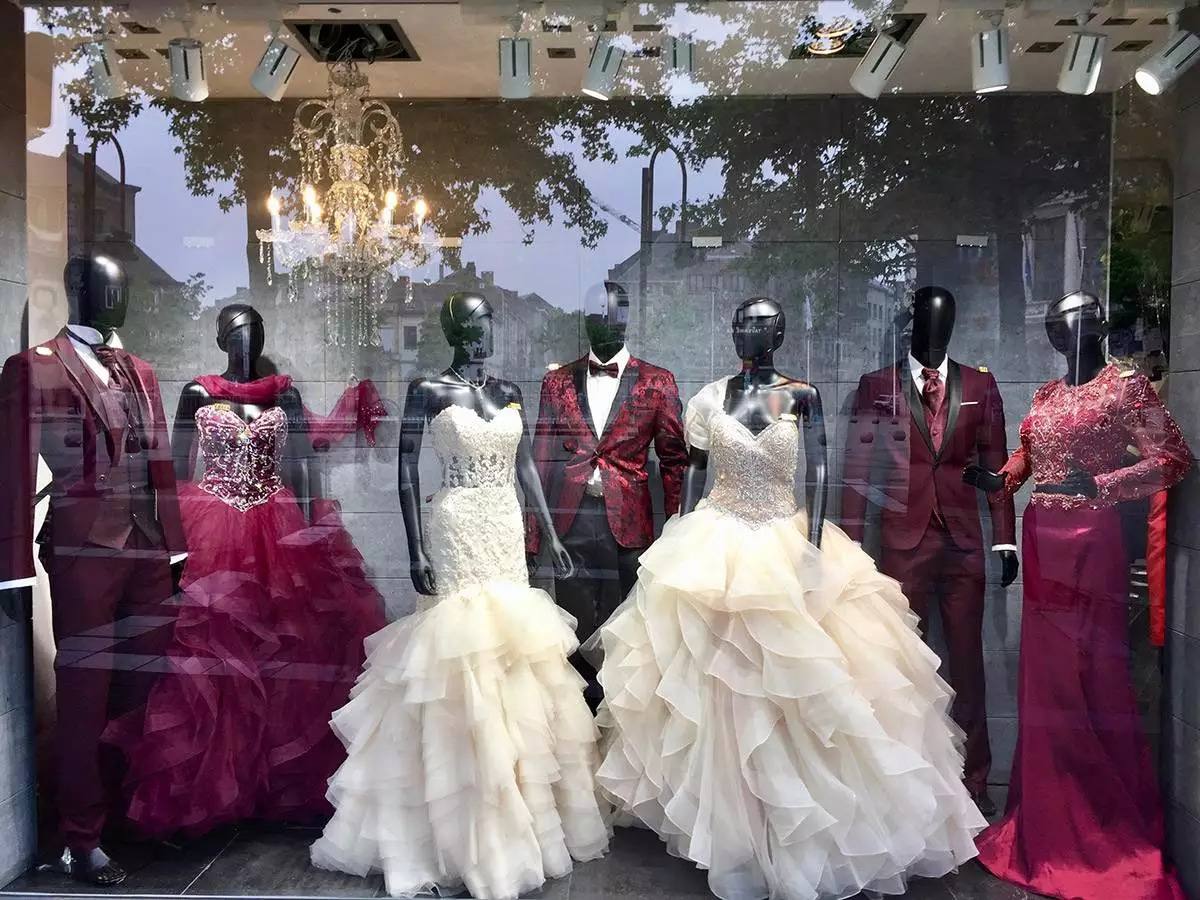 vitrine boutique mariage