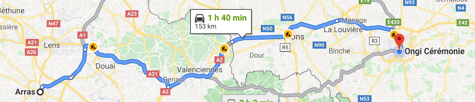 itinéraire Arras