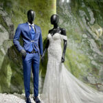 redingote bleue royale