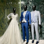 Robe de mariée avec manche longue