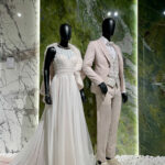 Robe de mariée bohême ivoire nude