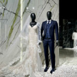 Robe de mariée Sirène en dentelle ivoire nude