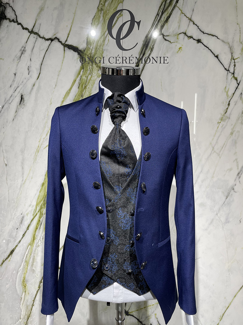 Costume Bergamo Bleu