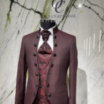 Costume Bergamo Bordeaux