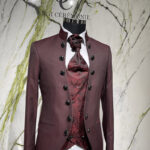 Costume Bergamo Bordeaux