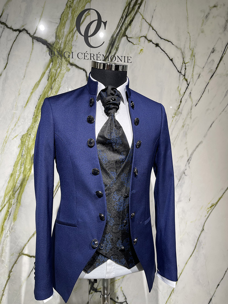 Costume Bergamo Bleu