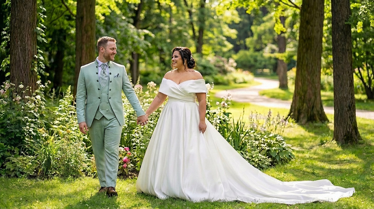 Robe de mariée de grande taille